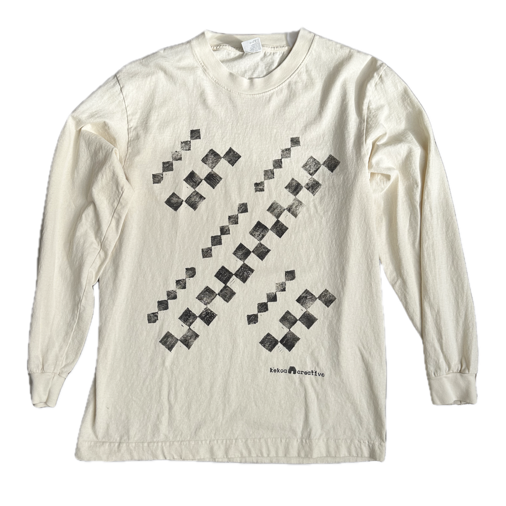 long sleeve trash tee - 100% reclaimed waste cotton — Kekoa